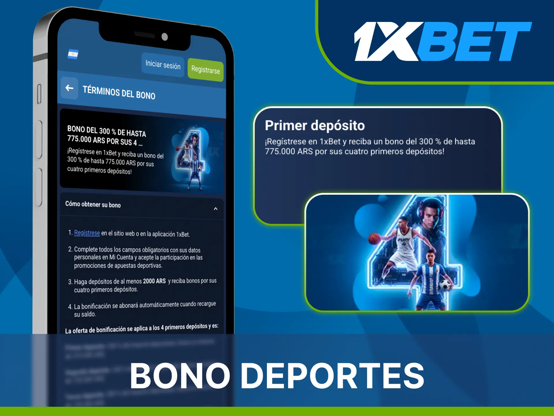 Activa tu bonificación deportiva exclusiva apostando con la práctica 1xBet App.