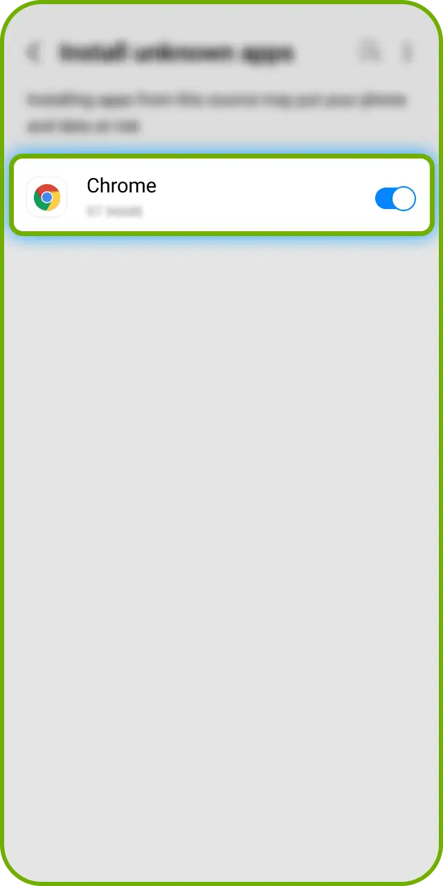 Modifica los permisos de seguridad en tu sistema Android antes de usar la 1xBet App.