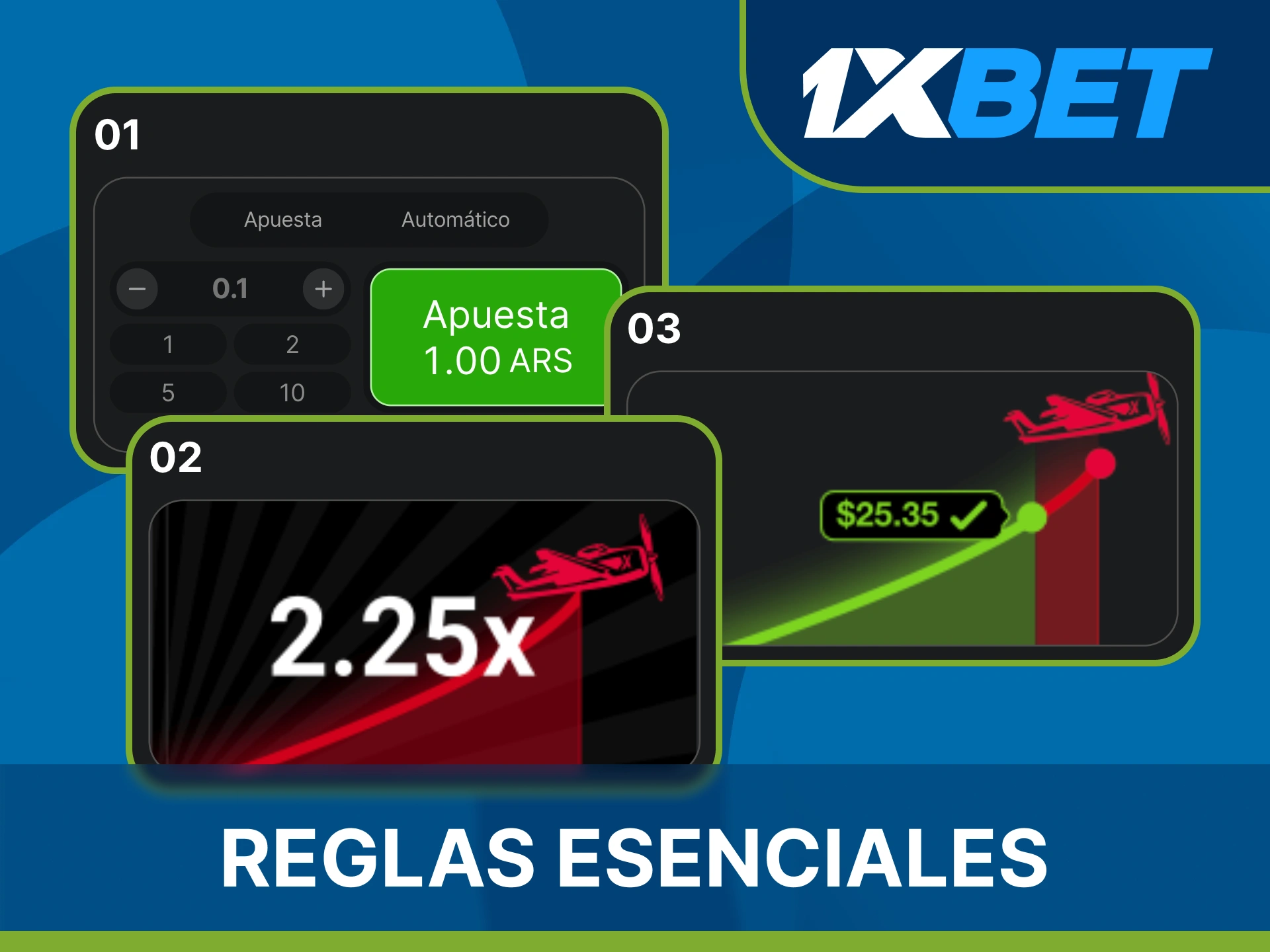 Aprende las reglas antes de empezar a jugar a 1xBet Aviator.